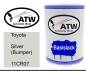 Preview: Toyota, Silver (Bumper), 11CR07: 500ml Lackdose, von ATW Autoteile West.